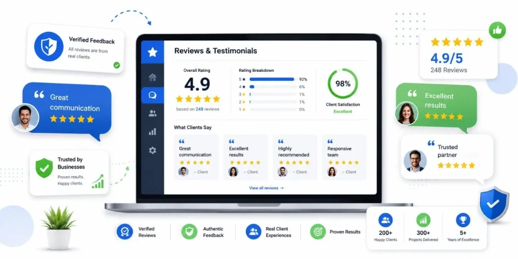 Read Reviews, Testimonials, and Check Their Reputation