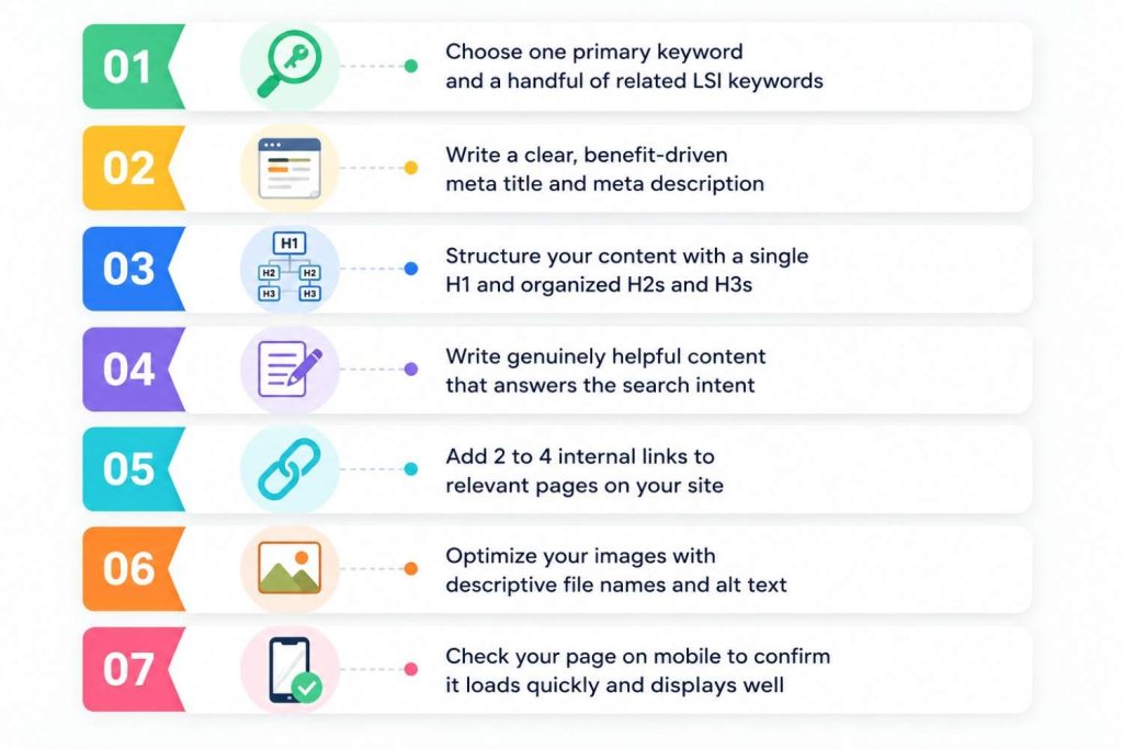 How to Start Optimizing Your Page Today